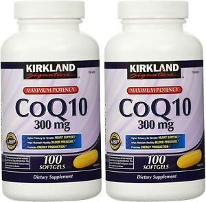 Kirkland Signature CoQ10 300 mg 200 Softgels