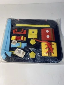 Learning Educational Busy Board Buckle Montessori Sensory Toddler Toy Zipper - Picture 1 of 2