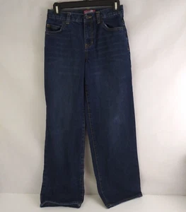 Old Navy Whiskered Adjustable Waist Regular Fit Bootcut Jeans Boys Size 14 - Picture 1 of 8