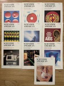 Scientific American Magazine Lot of 10 (1988 & 1995) - Picture 1 of 1