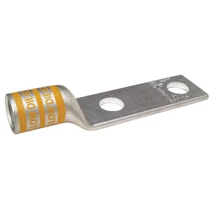 GRAINGER APPROVED 24C441 TwoHoleLugCmprsnConn,Short,Yellow,62 24C441 - Picture 1 of 1