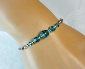 CYNTHIA LYNN "CELEBRATE" SILBER SWAROVSKI MARSCH GEBURTSSTEIN ARMBAND - Bild 1 von 1