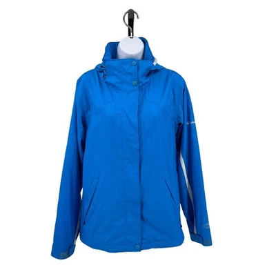 Chaqueta Columbia Sportswear Interchange Cremallera WMNS M Azul Con Capucha Senderismo Aire Libre Foto 1 de 4