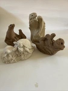 Tortuga marina Mr Sandman Dolphin nutria hecha de arena real - Imagen 1 de 15