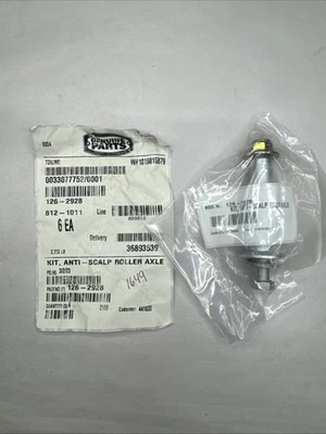 全新 正品 原始设备制造商 Toro 部件 #126-2928 防刮滚轮轴套件 REP 99-2842 — 第 1/4 张图片