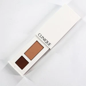 Sombra de ojos Clinique All About Shadow Duo 01 Like Mink nueva 0,06 oz - Imagen 1 de 3