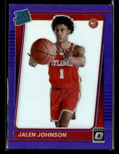 2021-22 Donruss Optic #181 Jalen Johnson viola - Foto 1 di 2