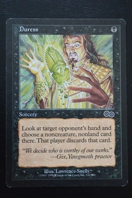 Magic The Gathering MTG DURESS Urza's Saga MP Moderately Played - Image 1 of 2
