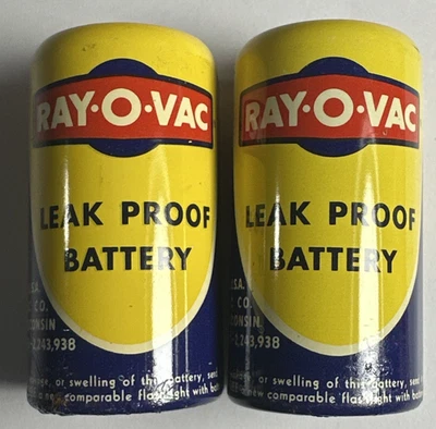 PAR DE BATERÍAS RAYOVAC C DE COLECCIÓN BATERÍA A PRUEBA DE FUGAS Foto 1 de 4