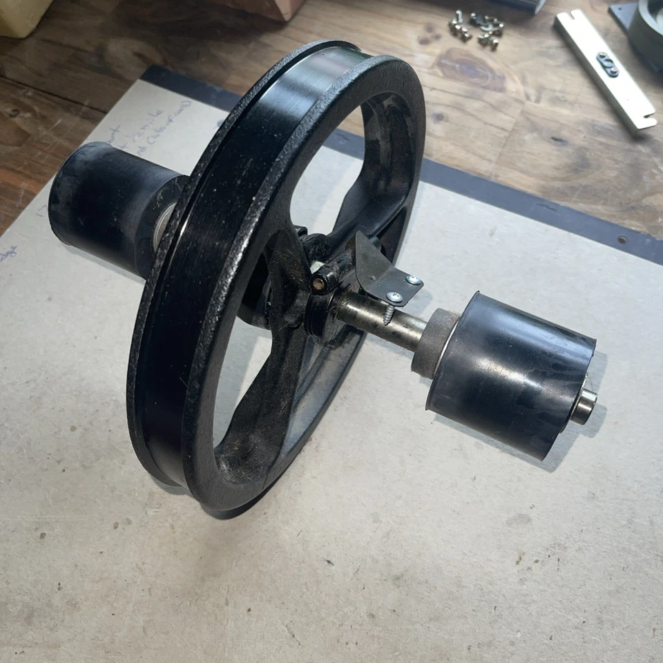 NordicTrack Ski Machine 505 Fly wheel with Drive Rollers Bearings and Odometer - Image 1 of 2