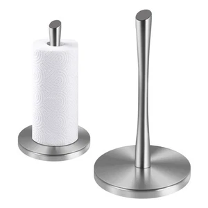 Paper Towel Holder Countertop Standing with Heavy Weighted Base for Kitchen - Picture 1 of 6