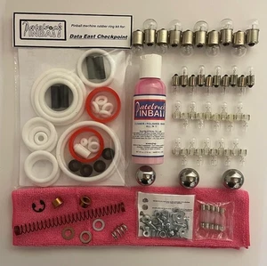 Kit de puesta a punto de mantenimiento de máquina de pinball Data East Checkpoint 1991 - Imagen 1 de 3