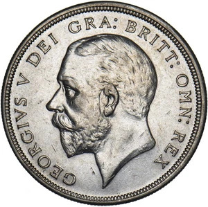 1930 Wreath Crown - George V British Silver Coin - sehr schön - Bild 1 von 2