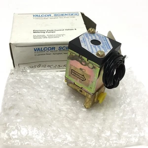 Valcor SV95G12HC23-R37 Cryogenic Solenoid Valve 2-Way NC, 24VAC, 150psi, 1/8"NPT - Picture 1 of 5
