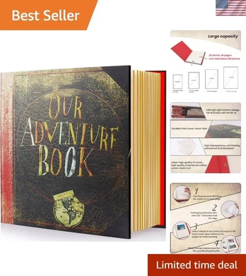Álbum de fotos autoadhesivo de 40 páginas para aventuras - Regalo perfecto para seres queridos Foto 1 de 4