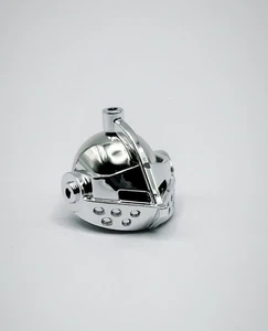 Lego Chrome Silver Helmet Pointed Visor Headgear Knight Castle New!! - Picture 1 of 2
