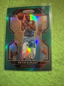 2021-22 Panini Prizm Basketball Kevin Durant-#120 Green Prizm. Brooklyn Nets - Picture 1 of 2