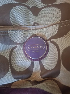 Coach Diaper Bag Tote Travel Weekender Shoulder Handbag - Image 1 of 2
