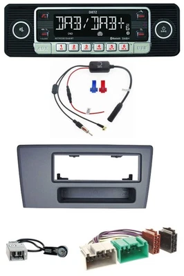 Dietz MP3 DAB Bluetooth USB Autoradio für Volvo S60 S70 C70 V70 00-03 dunkelgrau - Bild 1 von 4
