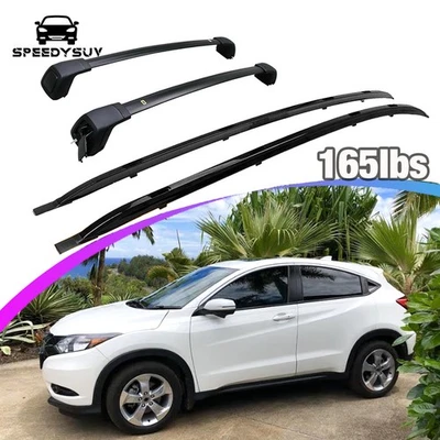 4P Side Rails & Cross Bars for 2016-2022 Honda Vezel HRV HR-V Roof Rack Rails Foto 1 de 4