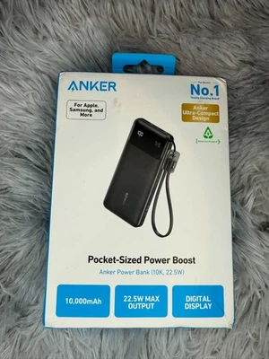 Banco de alimentación de batería cargador portátil pantalla digital Anker 20.000 mAh 30 W Foto 1 de 4