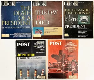 1967 Look & Saturday Evening Post 5 Ausgaben - Vintage Ads + JFK Attentat ++ - Bild 1 von 23