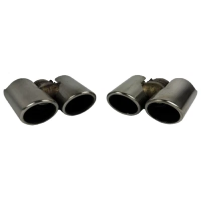 2005 - 2008 Porsche 997 911 Carrera S 3.8L Tail Pipe Extension Tip Terminal Set - Image 1 of 4