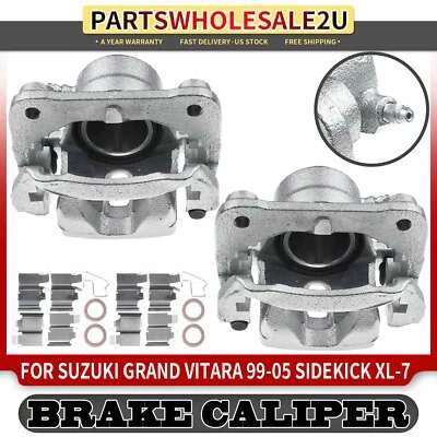 2x Pinza de freno delantera derecha y derecha con soporte para Suzuki Grand Vitara Sidekick XL-7 Foto 1 de 4