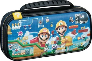 Mario Maker 2 - Traveler Case w/ Game Card Storage - Nintendo Switch Lite - Picture 1 of 1
