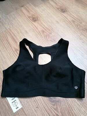 Marks And Spencer High Impact Smooth Lines Sports Bra Black 38A-nwt • 13.38€