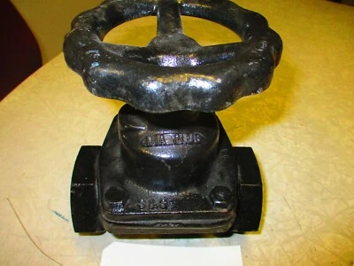 S&S DIA-PLUG Valve | 1-1/2" FNPT Thread Ends | Iron Body | Hand Wheel Op | 22-01 - Image 1 of 4