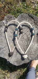  Custom Horse Bosals - Upcycling Lariat Nasenriemen - gebisslose Trense Option  - Bild 1 von 2