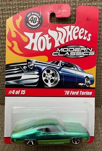 HOT WHEELS MODERN CLASSICS 1970 GRAND TORINO 4/15 GREEN *NEW* - Picture 1 of 3