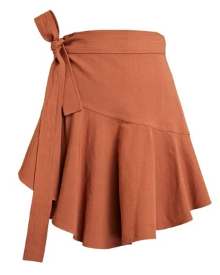 A.L.C. Adelaide стороне галстук надежном мини юбка размер 12 коричневый новый - Изображение 1 из 4