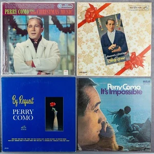 PERRY COMO 4-RECORD LOT: Seasons Greetings, By Request, It's Impossible +1 - Picture 1 of 11