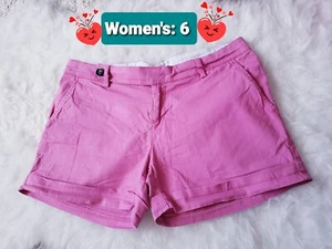 Joe Fresh Damenshorts Gr.: 6 97 % Baumwolle/3 % Elasthan rosa Wasit: 30 Zoll - Bild 1 von 4