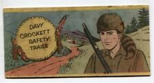 Davy Crockett Safety Trails 1955 Promo comic