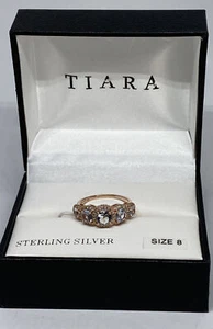 Aquamarin Stein Ring SRG388AQR Zirkonia Sterlingsilber UVP 135 $ NM201 - Bild 1 von 6