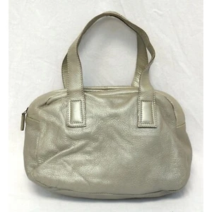 EUC Auth. Bottega Veneta Metallic Leather Handbag & Mirror | Metallic Leather - Picture 1 of 10