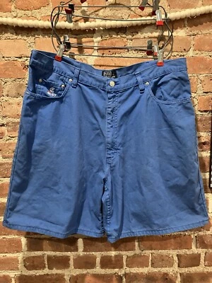 Vintage Polo Ralph Lauren Cp 93 Stadium Shorts Blue 38 Waist USA Very Nice  - Image 1 of 4