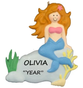 Adorno de Navidad de sirena personalizado - Imagen 1 de 1