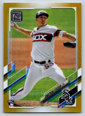 2021 Topps Gold Foil #528 Jonathan Stiever (ref Y00272) - Image 1 of 2