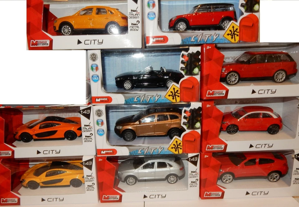 MONDO MOTORS CITY RANGE ROVER BMW AUDI PEUGEOT VOLVO MINI MCLAREN P1 1/43 choix - Photo 1/1