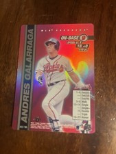 2000 MLB Showdown Andres Galarraga Pennant Run FOIL #12 Braves 1st Edition