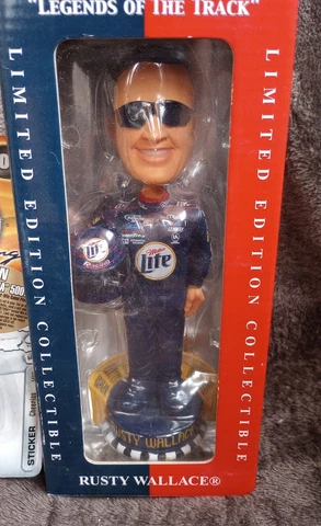 forever collectible RUSTY WALLACE #2 CAR "LEGENDS of the TRACK" BOBBLEHEAD Cover