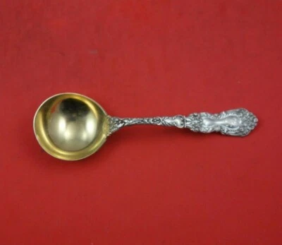 Imperial Chrysanthemum by Gorham Sterling Silver Bouillon Soup Spoon GW 4 7/8" - Image 1 of 3