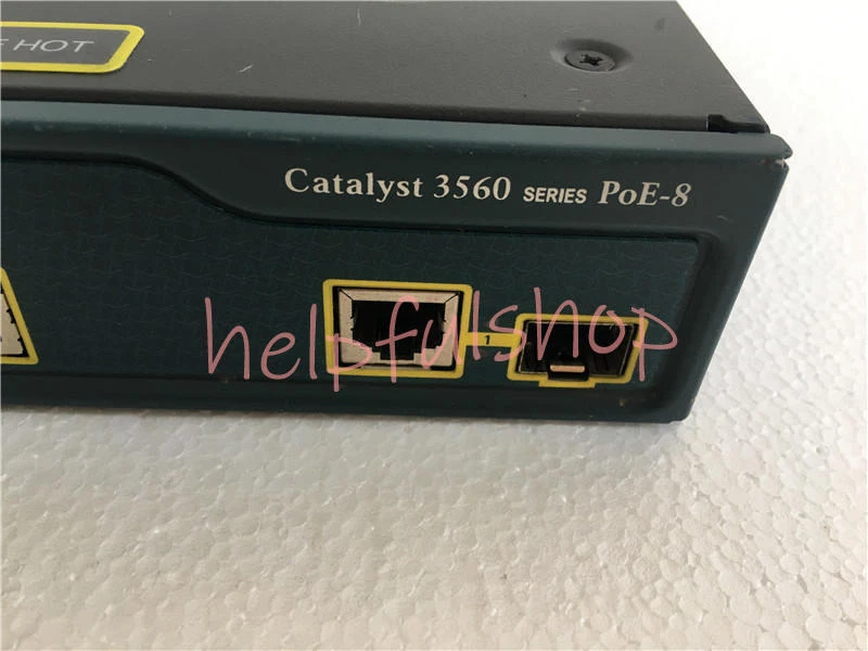 1PCS Used Cisco WS-C3560-8PC-S Catalyst 3560 PoE 8 Port Switch Tested - Image 1 of 1