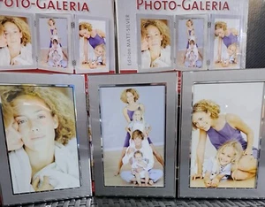 Portraitrahmen Bilderrahmen Foto Galerie Klapprahmen Fotorahmen Alu 3x 10x15cm - Bild 1 von 4