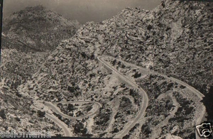 ANTIGUA POSTAL CARRETERA LLUCH A LA CALOBRA MALLORCA POSTCARD POSTKARTE CC00569 - Foto 1 di 1
