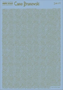 Print Scale Camo 011  1/72 Decal for Camo Brumowski - Picture 1 of 1